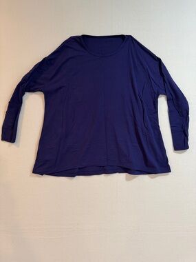 lululemon athletica Women's Long Sleeve Scoop Neck Top - Deep Navy